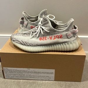 Yeezy 350 blue tint